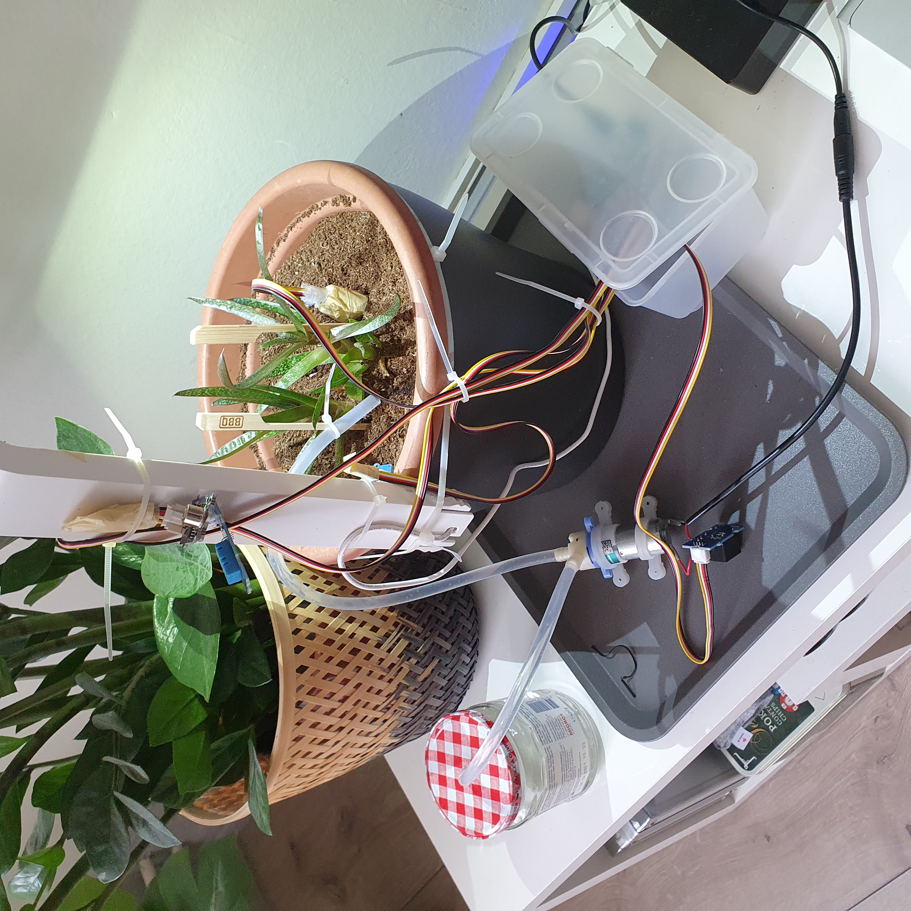 IoT Plant Monitor + Water Pump